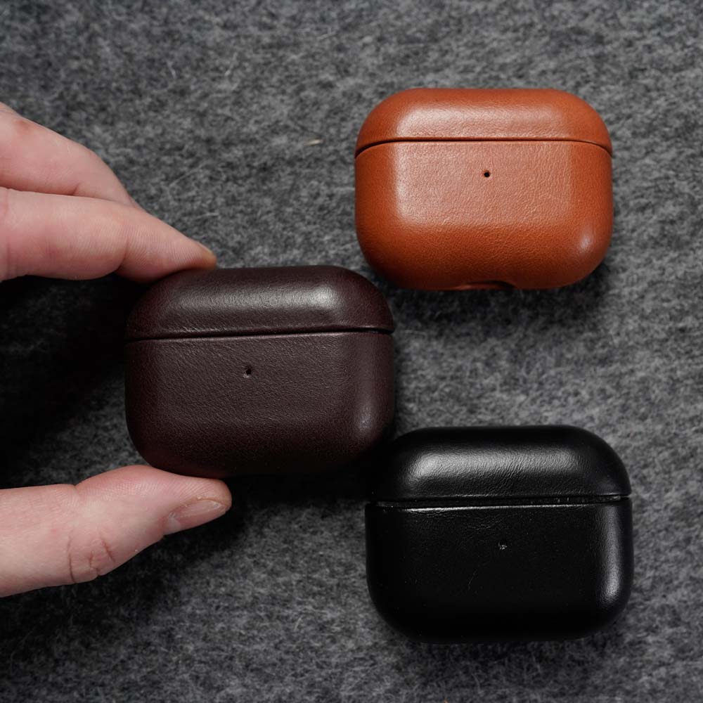Leather AirPods (3rd Generation) Case - Black - Image 6