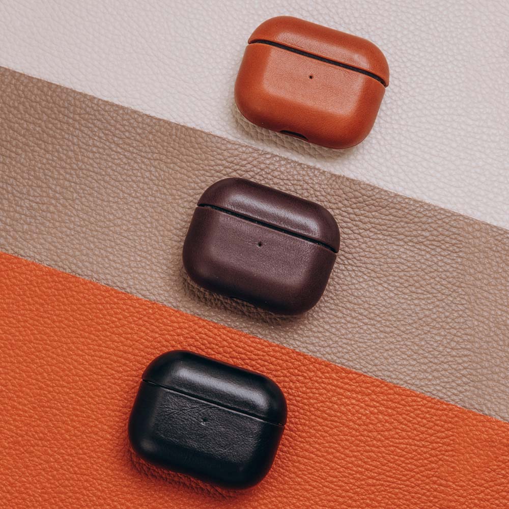 Leather AirPods (3rd Generation) Case - Dark Brown - Image 7