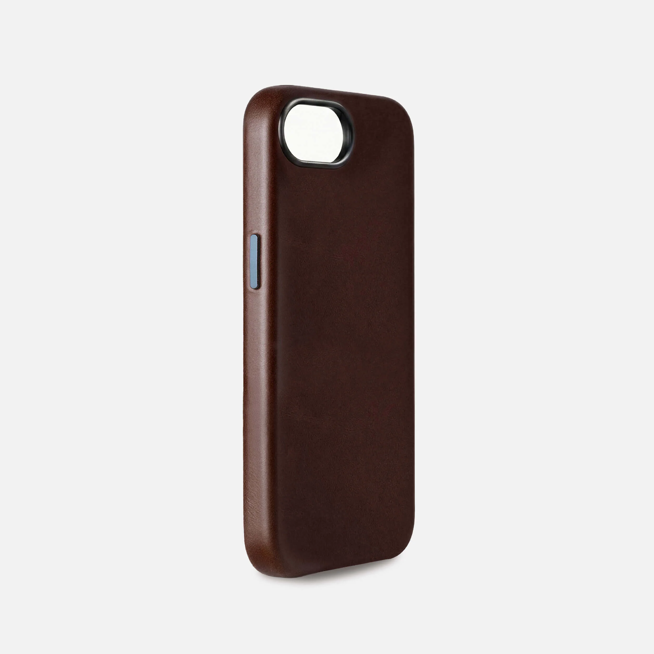 iPhone 17e Leather Shell Case Metal, MagSafe - Dark Brown - Image 3