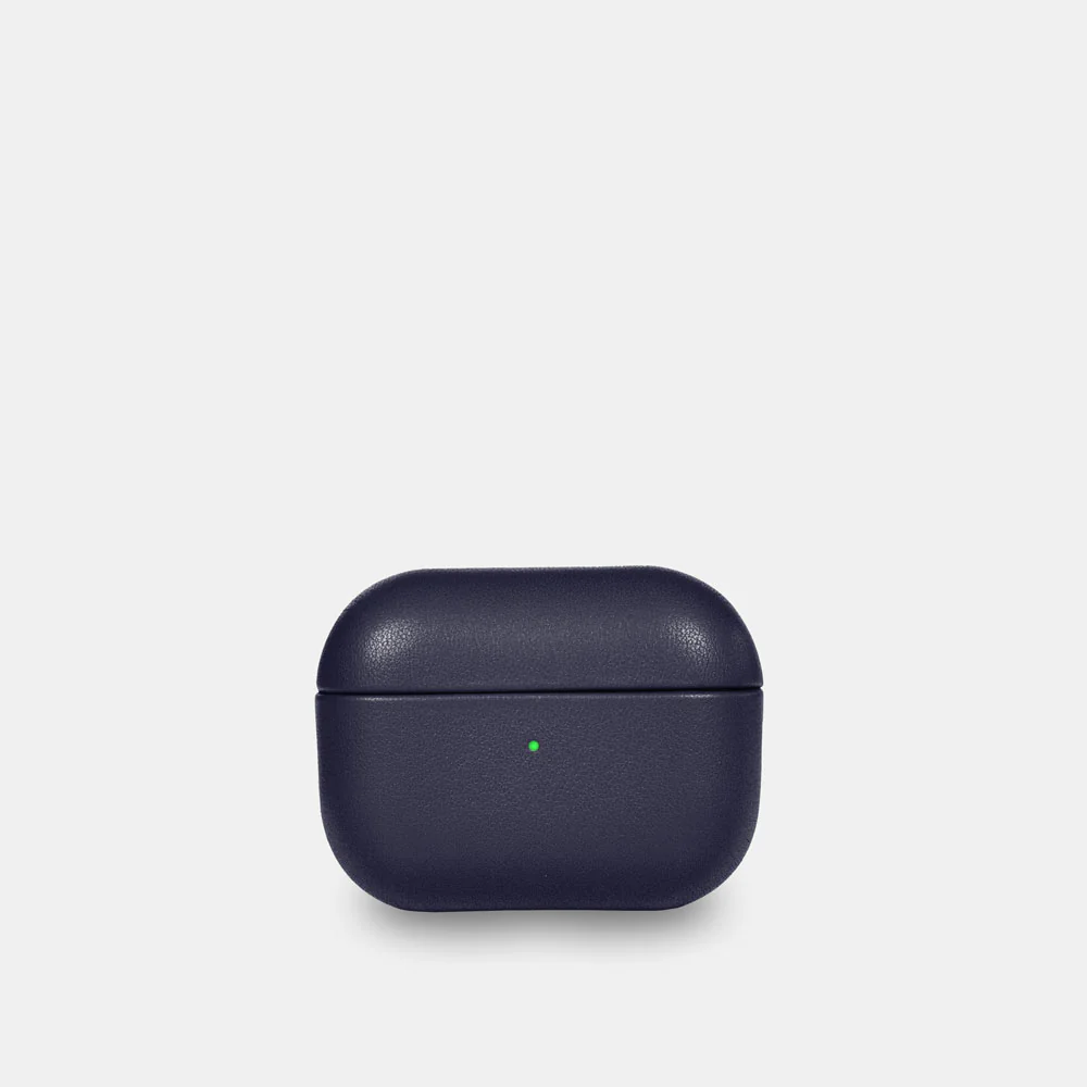 Nappa Leather AirPods Pro (2nd Generation) Case - Navy Blue