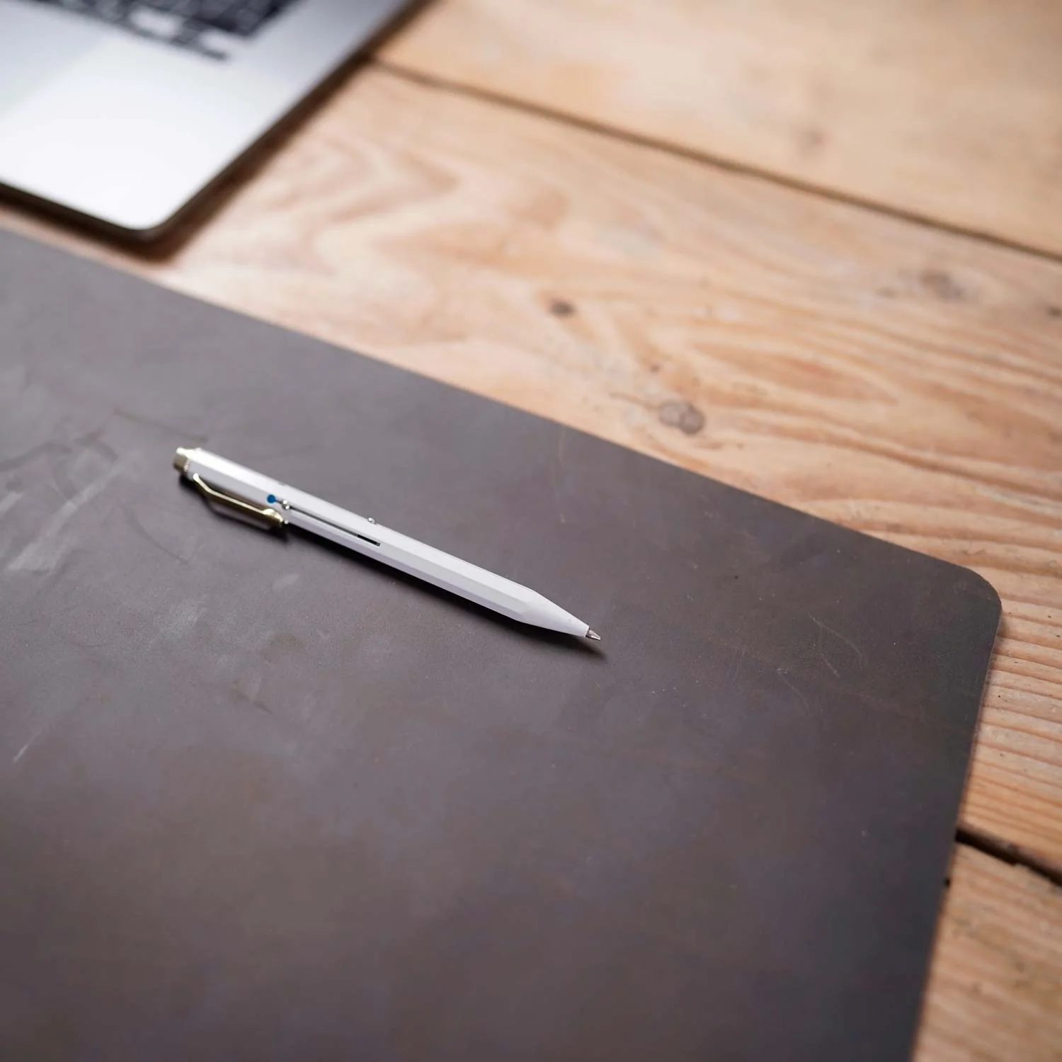 Leather Desk Mat - Dark Brown - Image 5