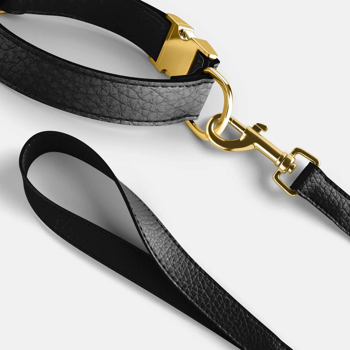 Leather Dog Collar - Black - Image 4