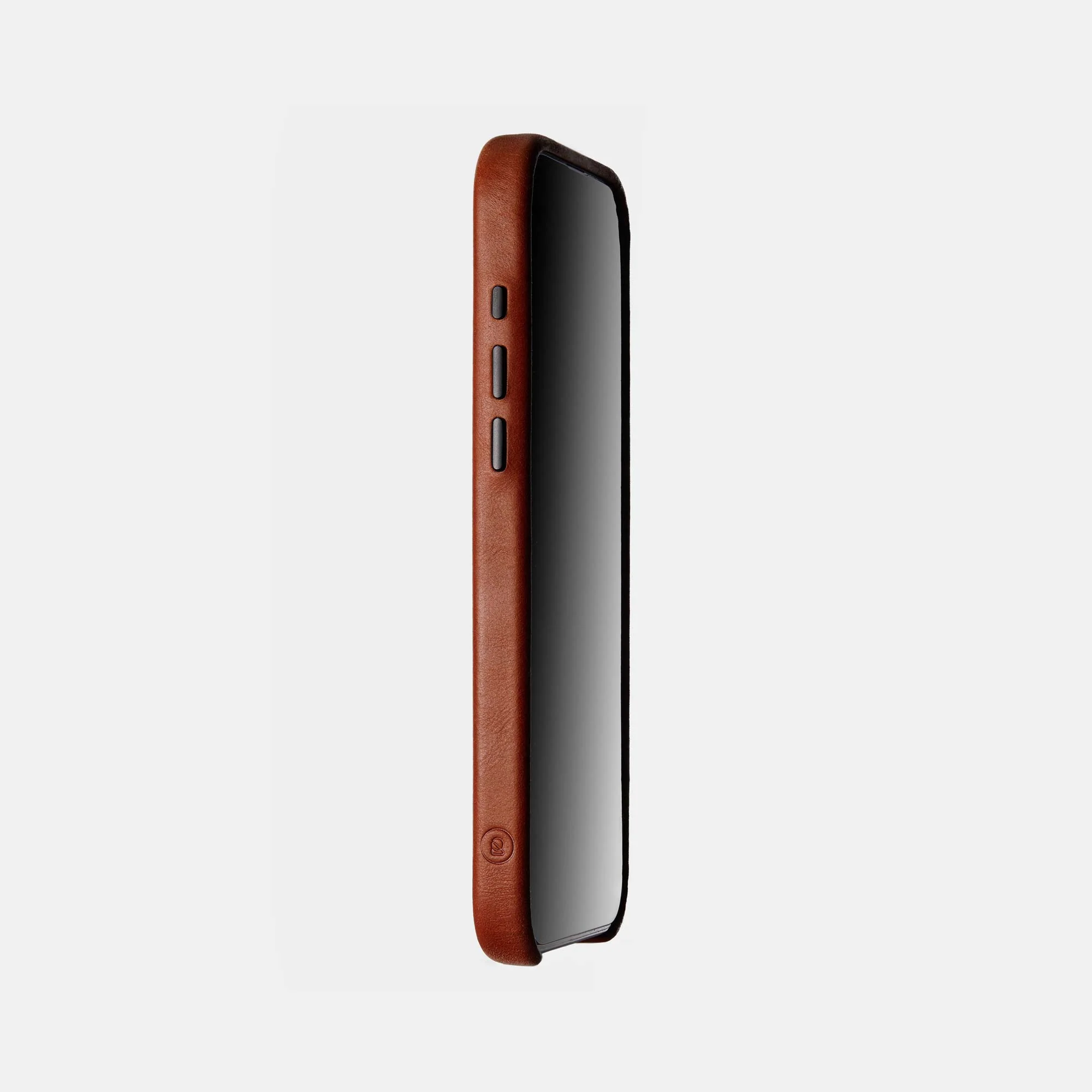 iPhone 15 Pro Leather Shell Case, MagSafe - Saddle Brown - Image 3