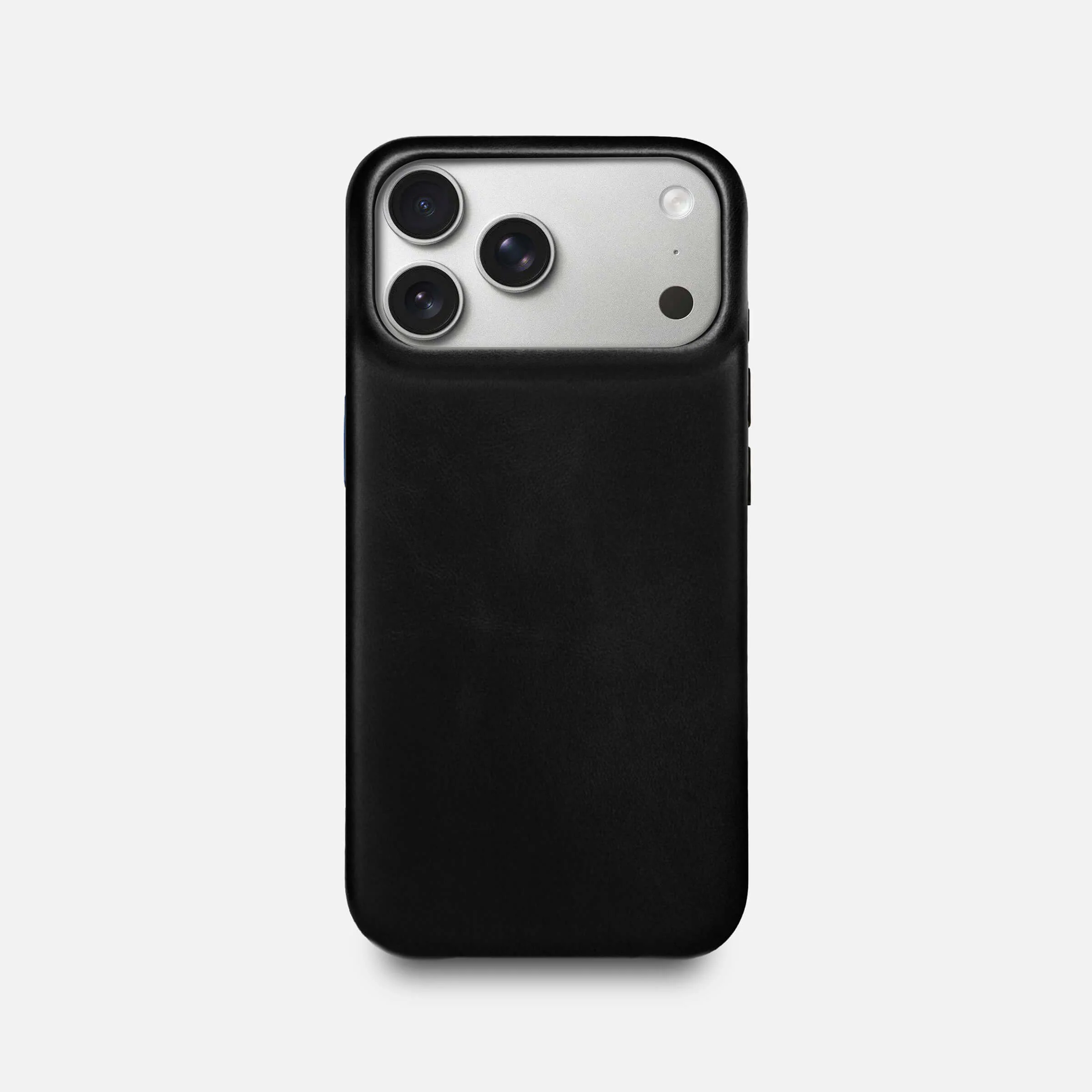 Leather iPhone 17 Pro Max Shell Case, MagSafe - Black