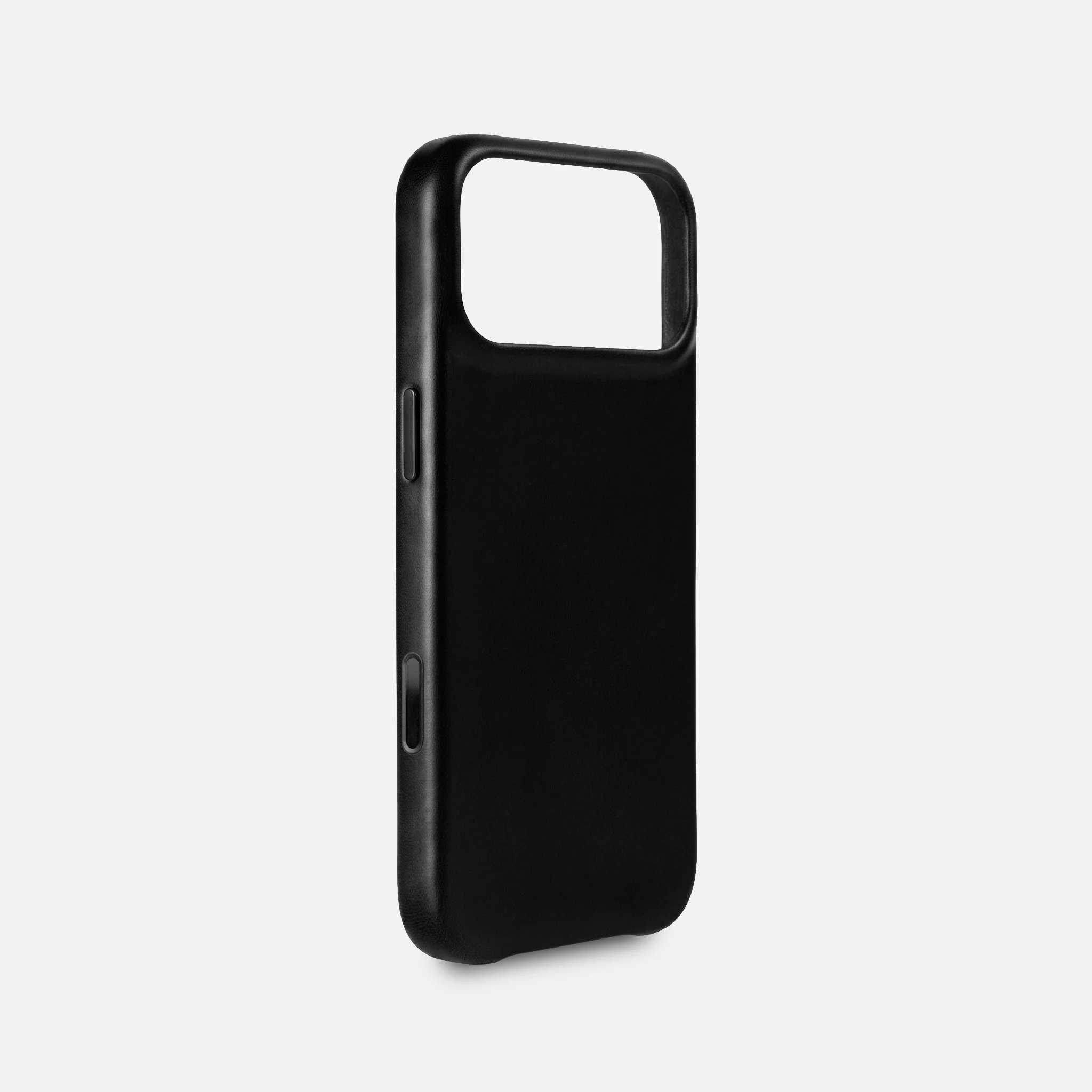 Leather iPhone 17 Pro Max Shell Case, MagSafe - Black - Image 3