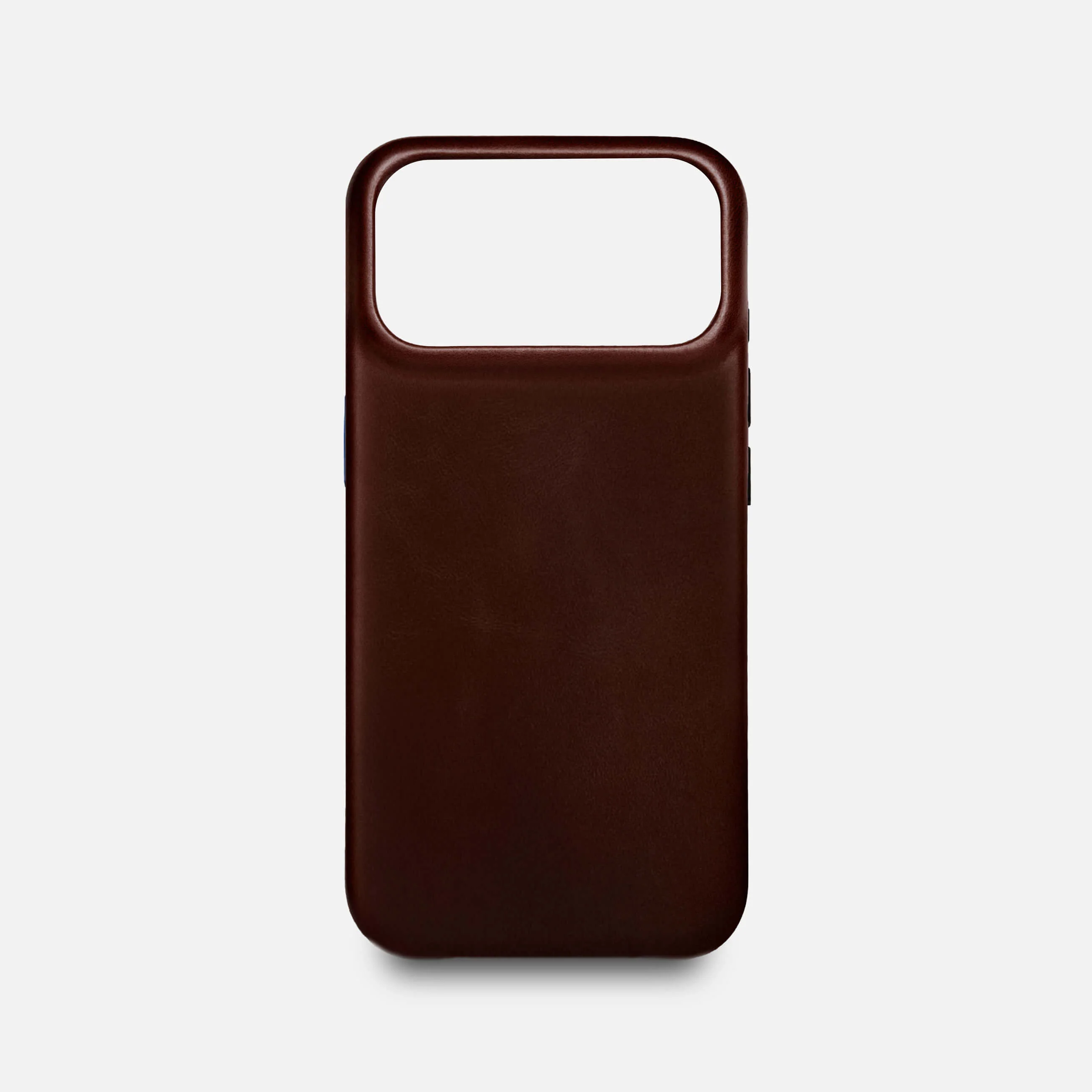Leather iPhone 17 Pro Max Shell Case, MagSafe - Dark Brown - Image 2