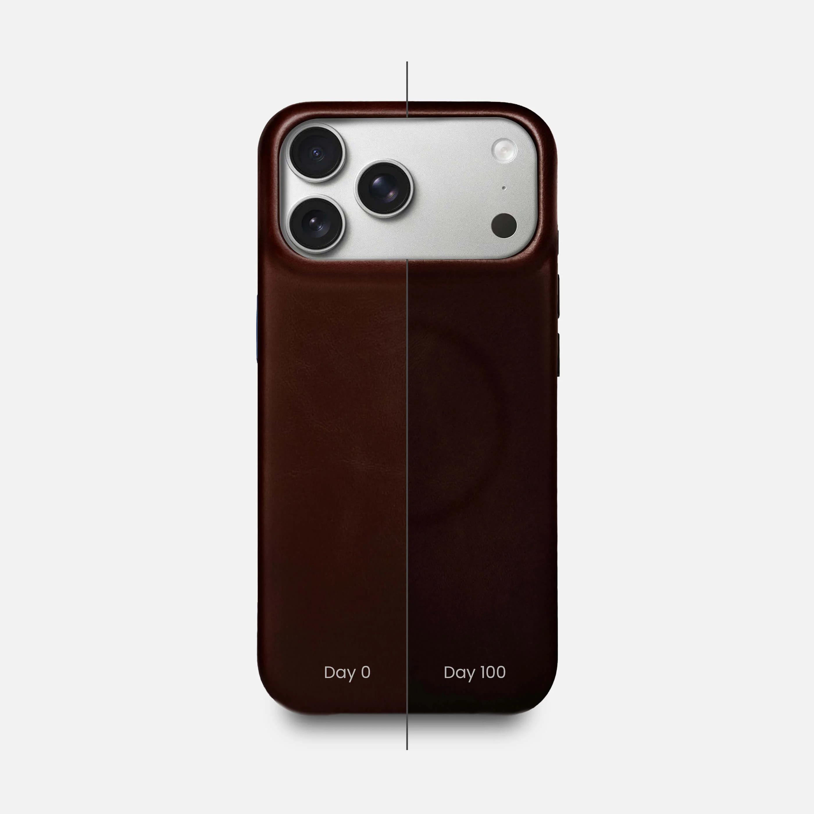 Leather iPhone 17 Pro Max Shell Case, MagSafe - Dark Brown - Image 7