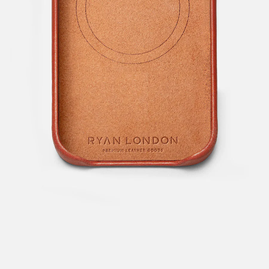 Leather iPhone 17 Pro Max Shell Case, MagSafe - Saddle Brown - Image 6
