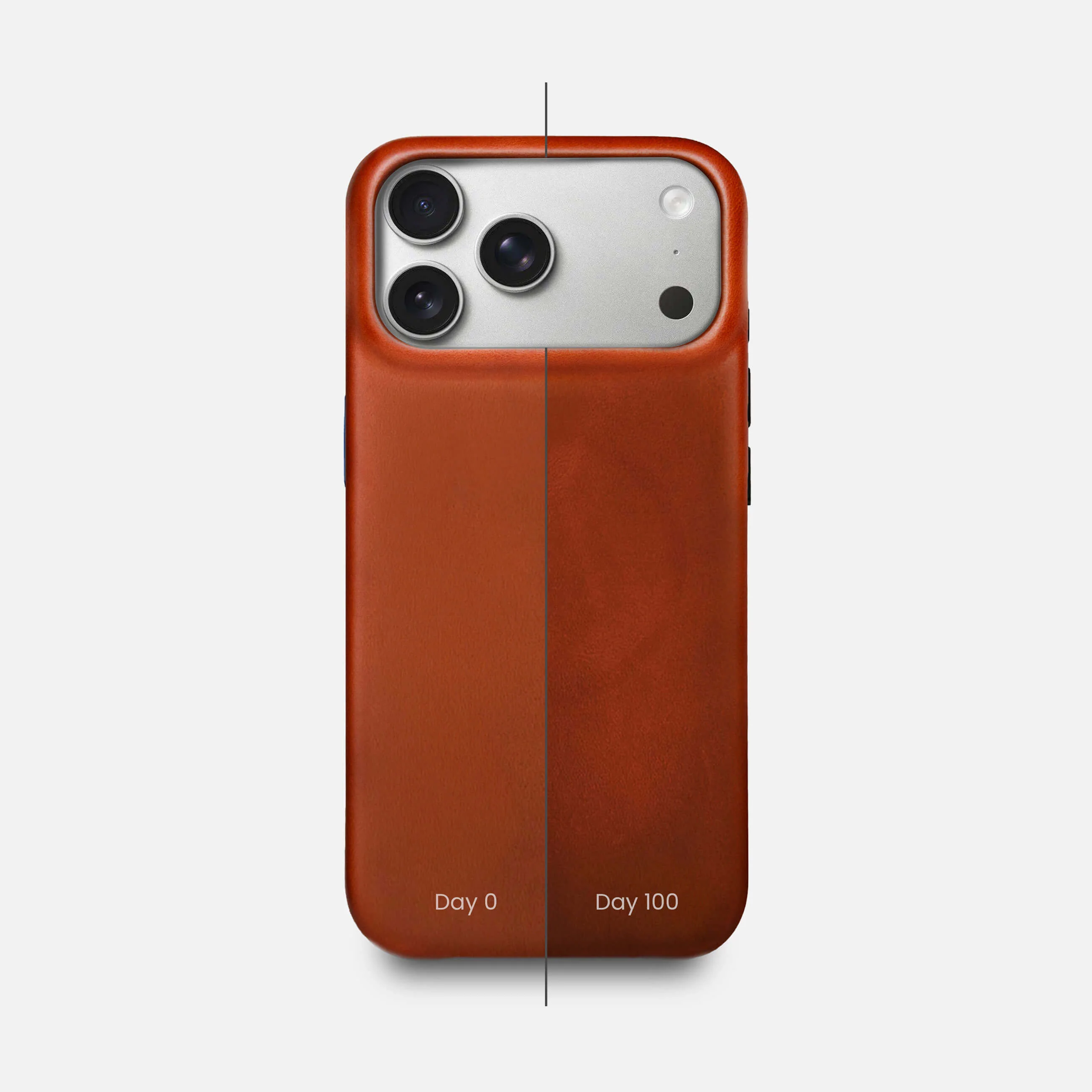 Leather iPhone 17 Pro Max Shell Case, MagSafe - Saddle Brown - Image 7