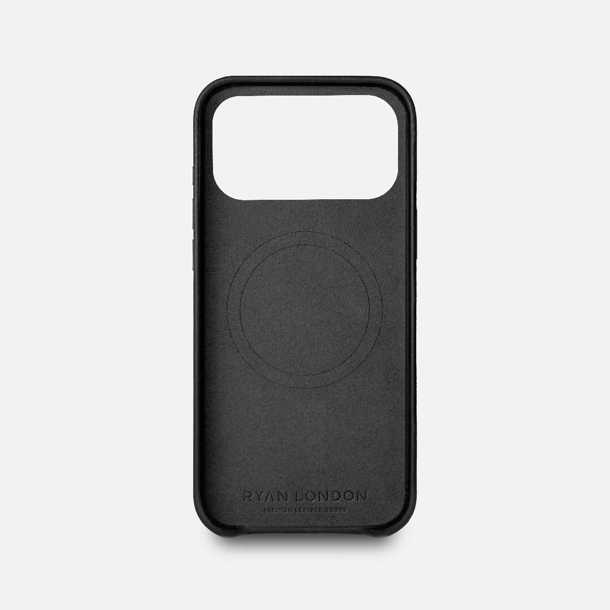 Leather iPhone 17 Pro Shell Case, MagSafe - Black - Image 5