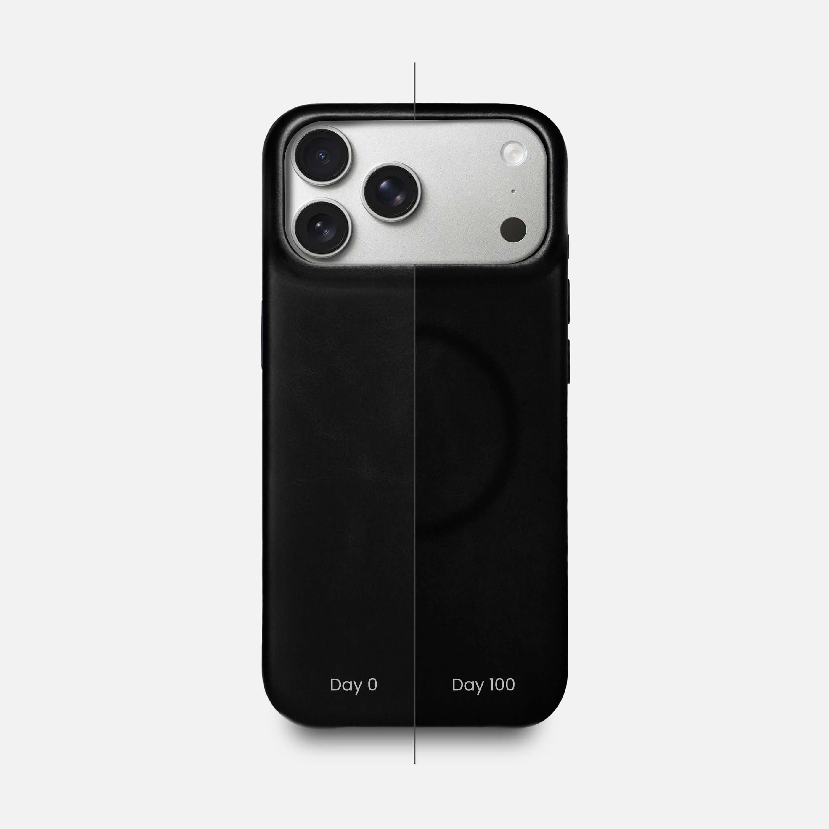 Leather iPhone 17 Pro Shell Case, MagSafe - Black - Image 7