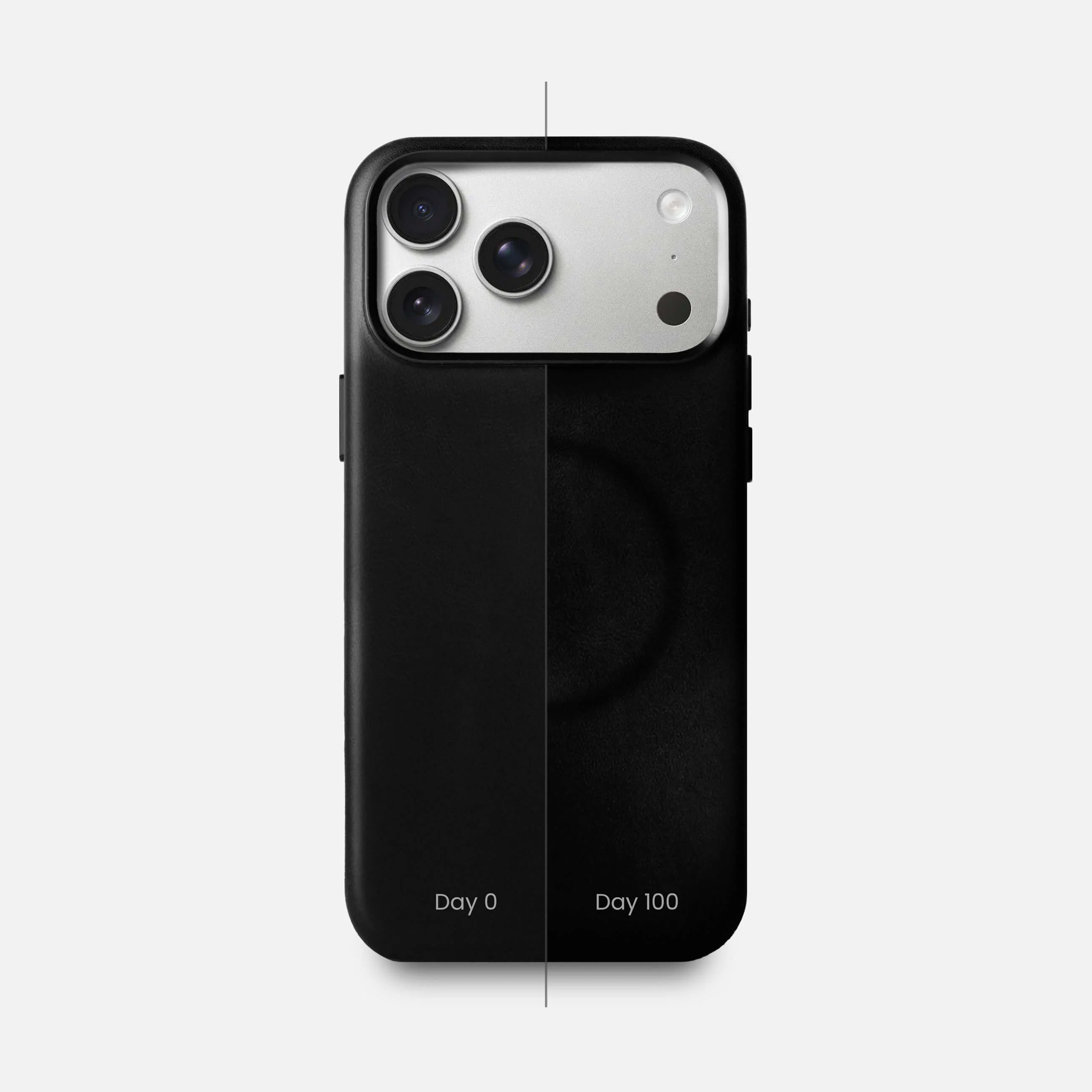 Leather iPhone 17 Pro Shell Case Metal, MagSafe - Black - Image 8
