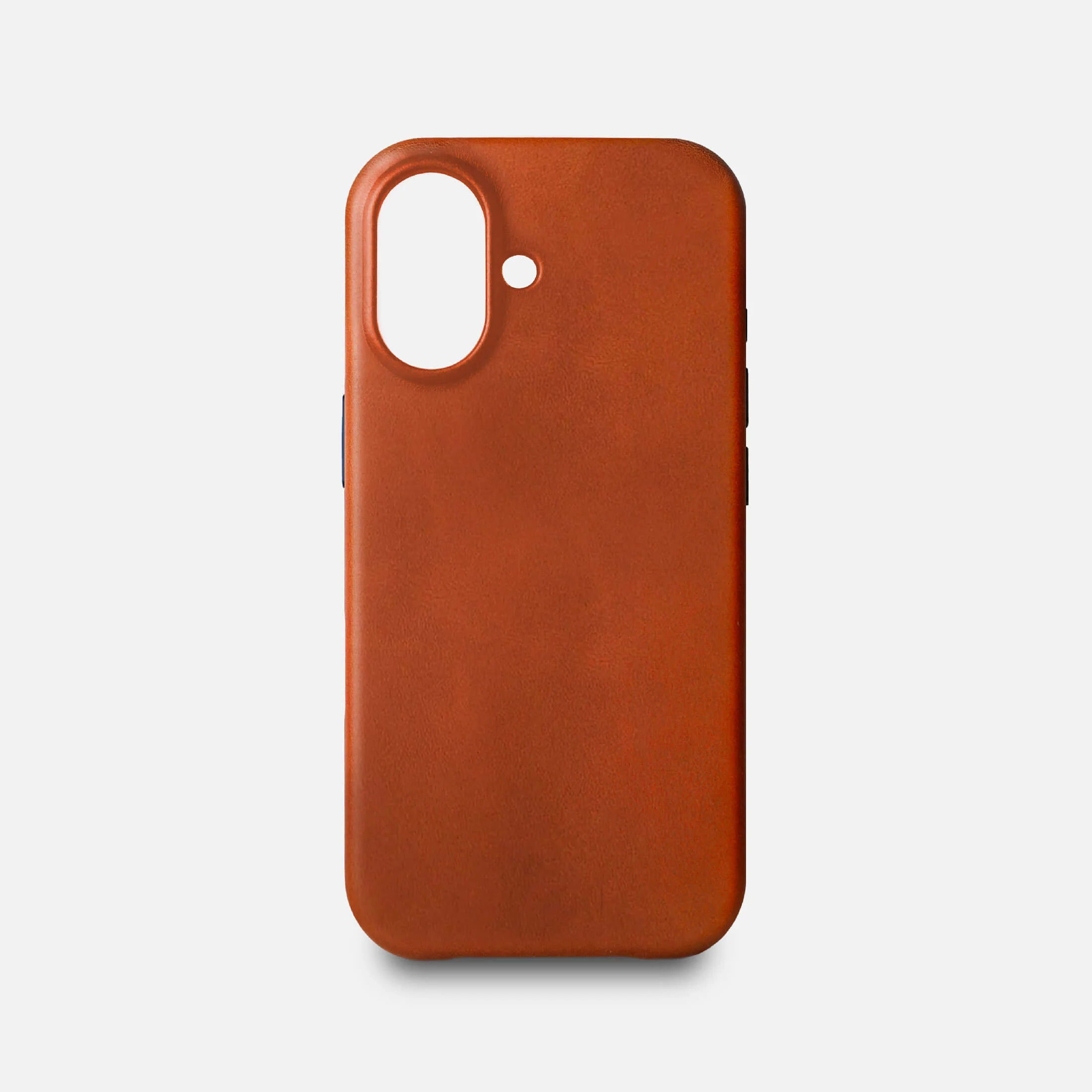 Leather iPhone 17 Shell Case, MagSafe - Saddle Brown - Image 2