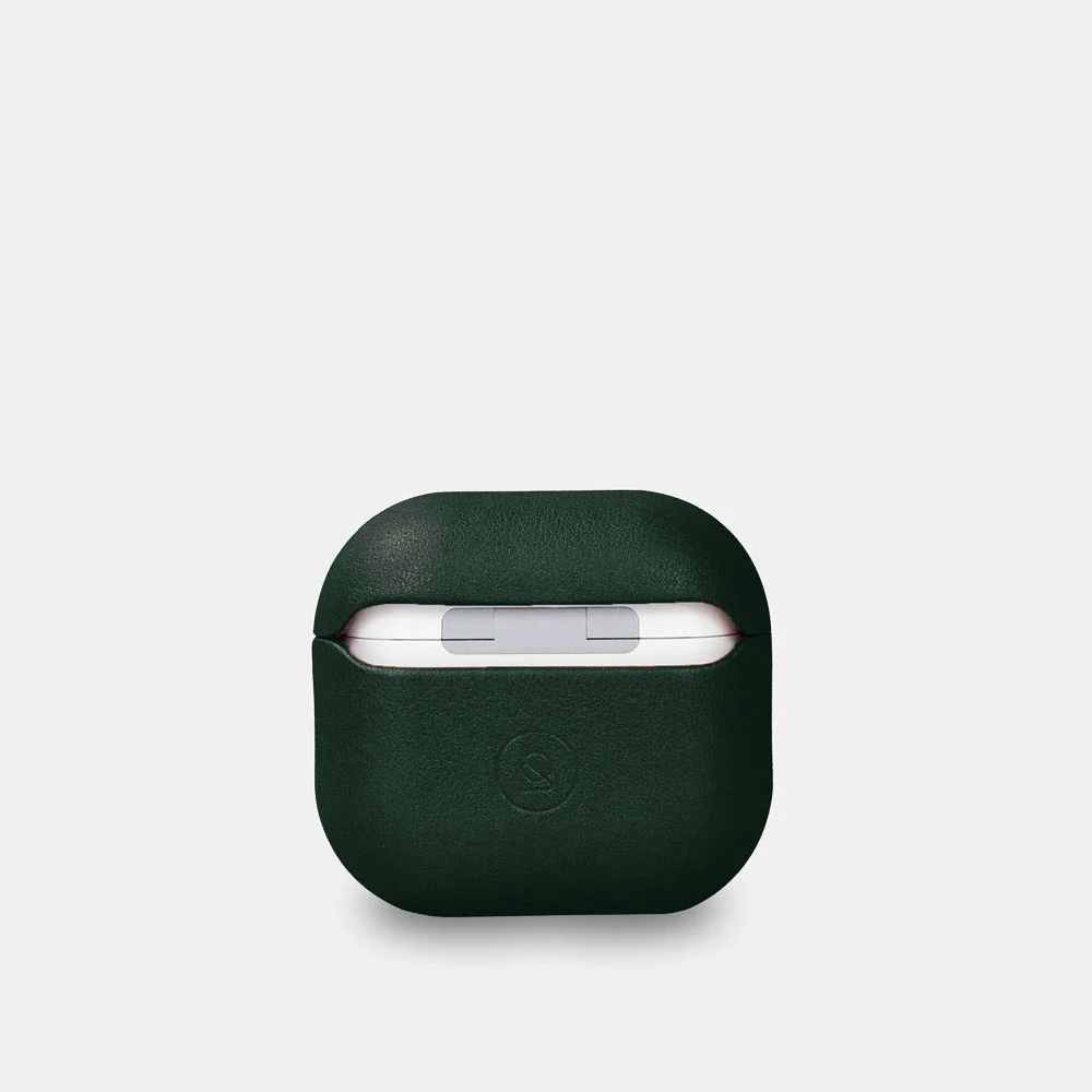 Nappa Leather AirPods (4th Generation) Case - Avocado Green - Image 3