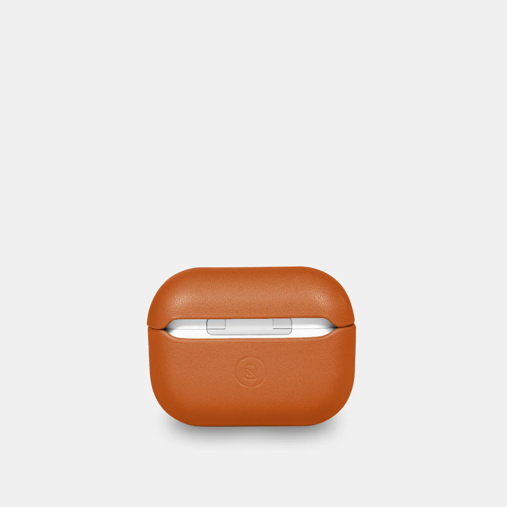 Nappa Leather AirPods Pro (2nd Generation) Case - Orange - Image 3