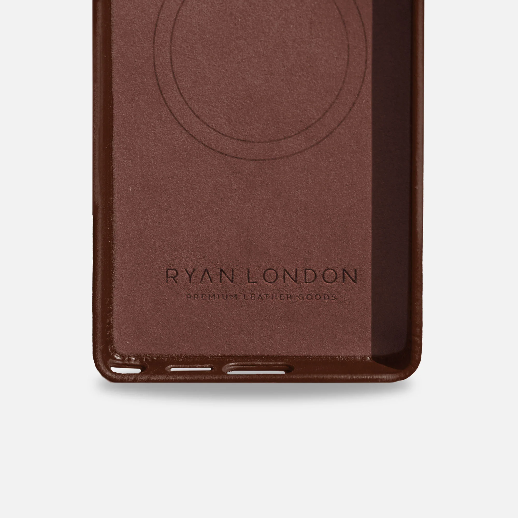 Samsung S26 Ultra Leather Shell Case - Dark Brown - Image 3