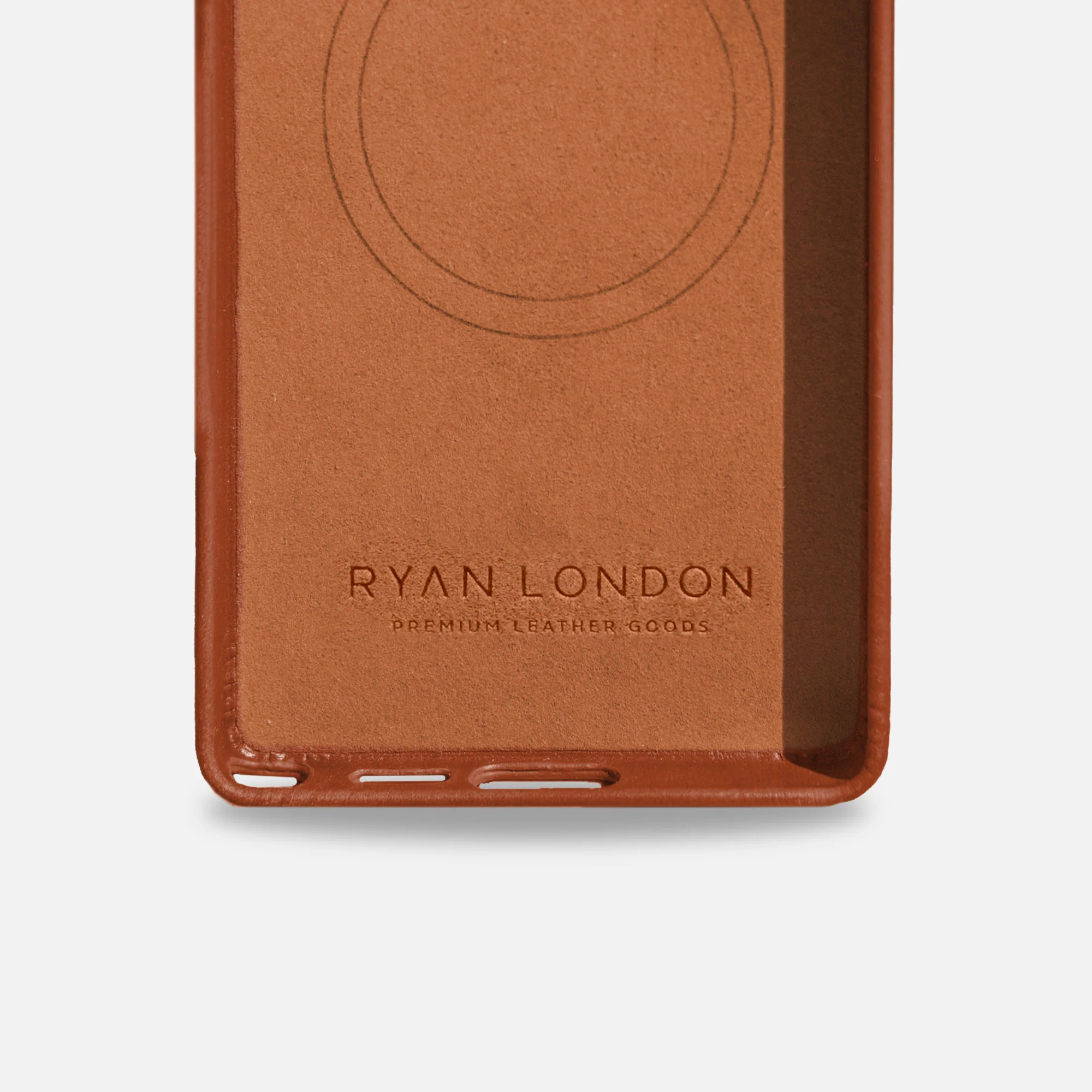 Samsung S26 Ultra Leather Shell Case - Saddle Brown - Image 3