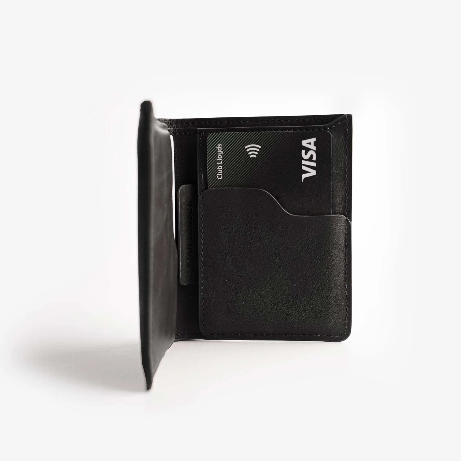 Super Slim Bi-fold wallet - Black - Image 3