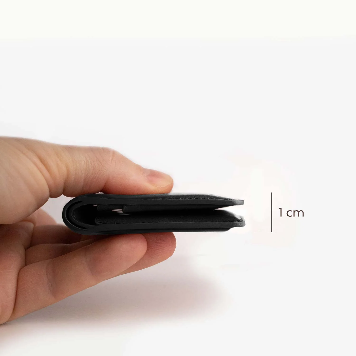 Super Slim Bi-fold wallet - Black - Image 5