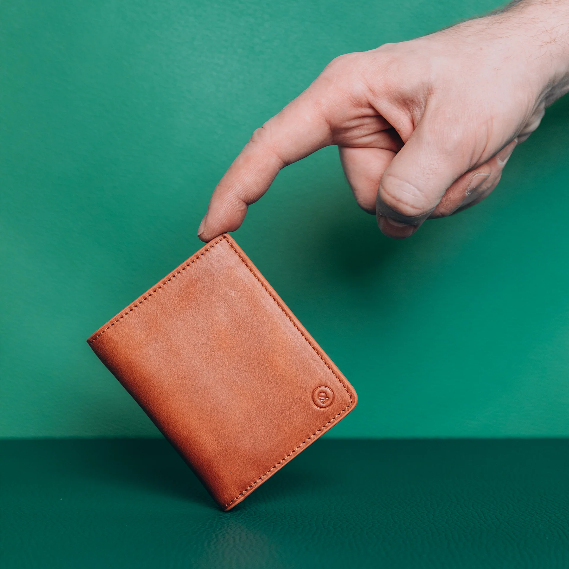 Super Slim Bi-Fold Wallet - Saddle Brown - Image 8