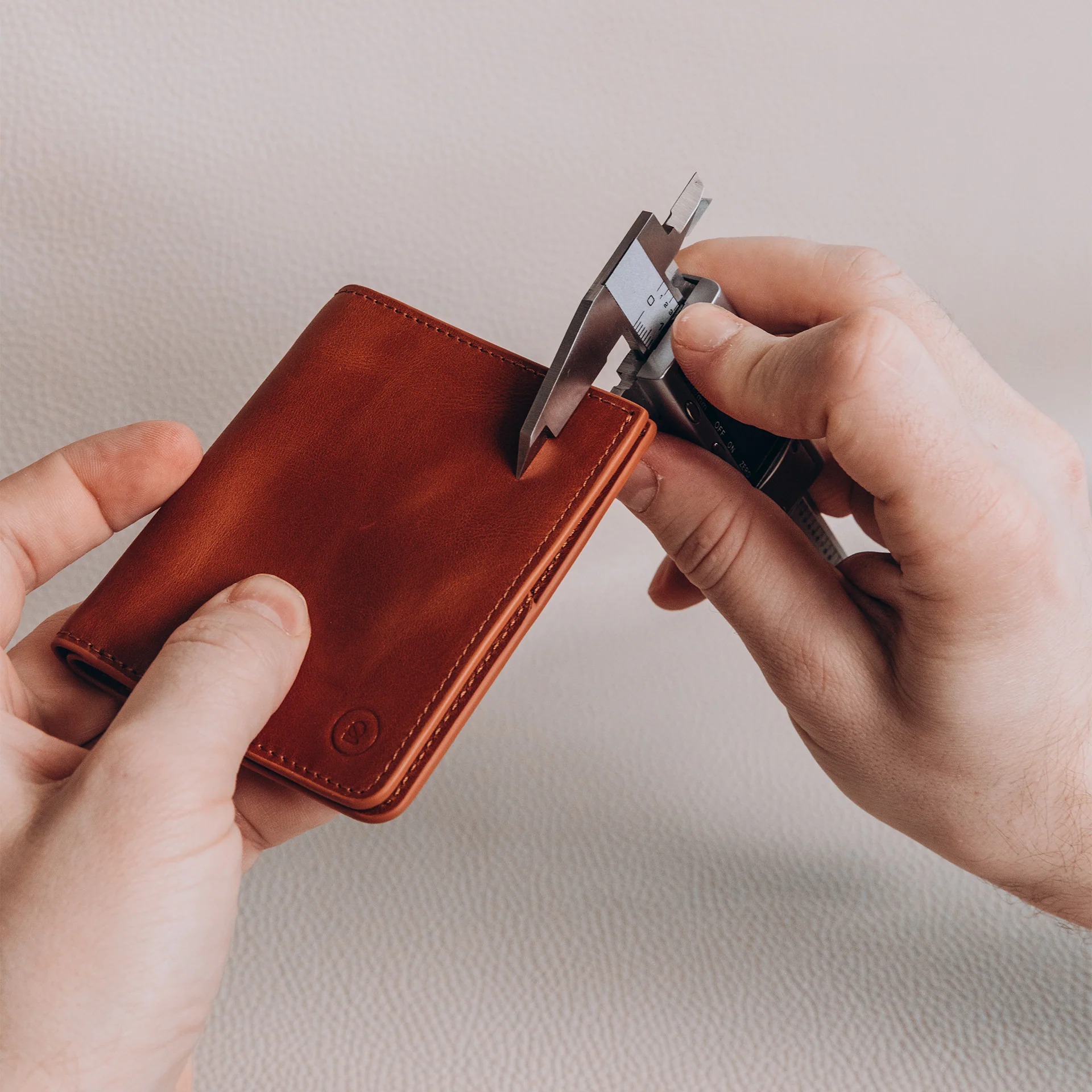 Super Slim Bi-Fold Wallet - Saddle Brown - Image 9